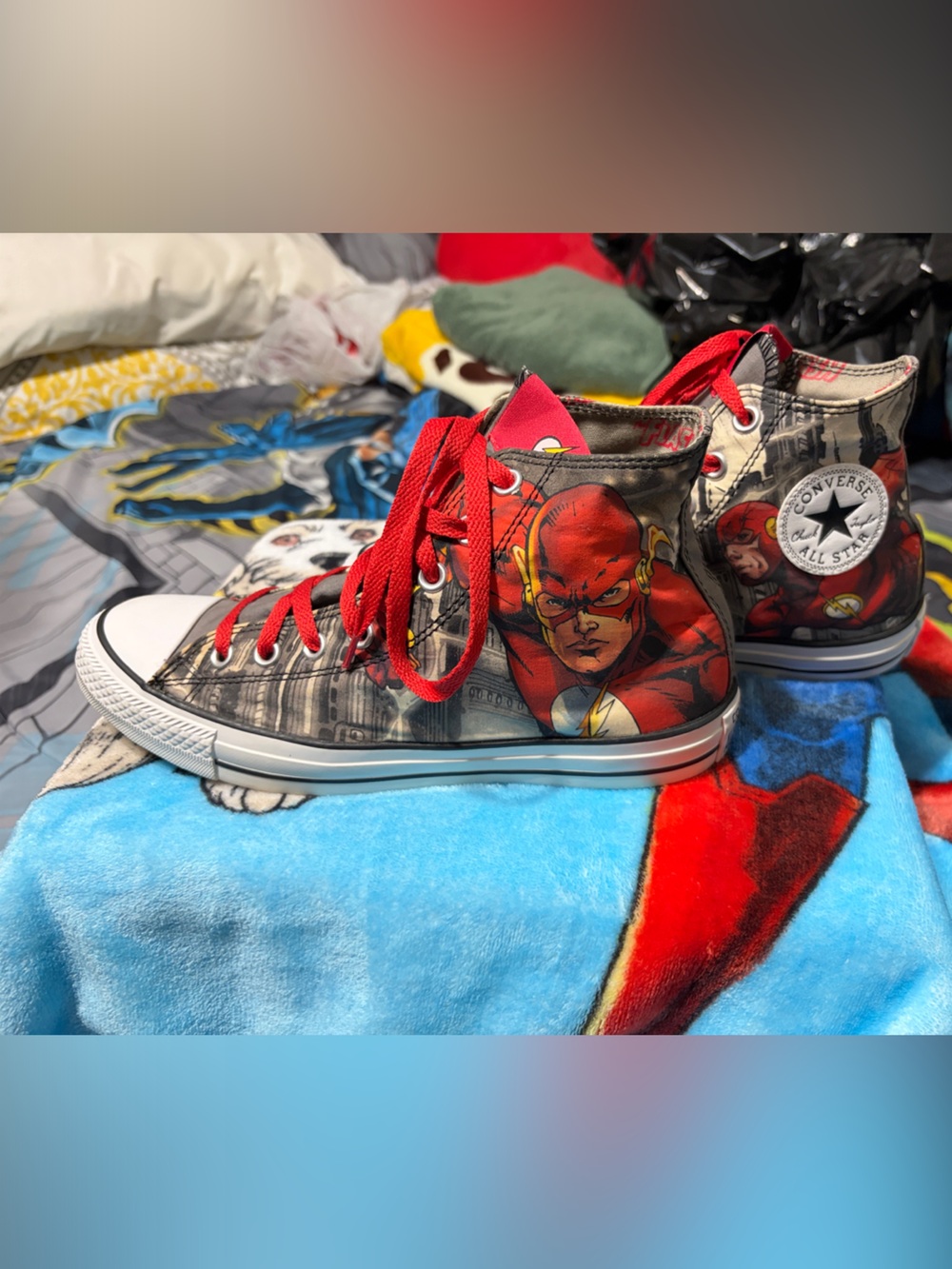 The Flash Converse High Top Sneakers